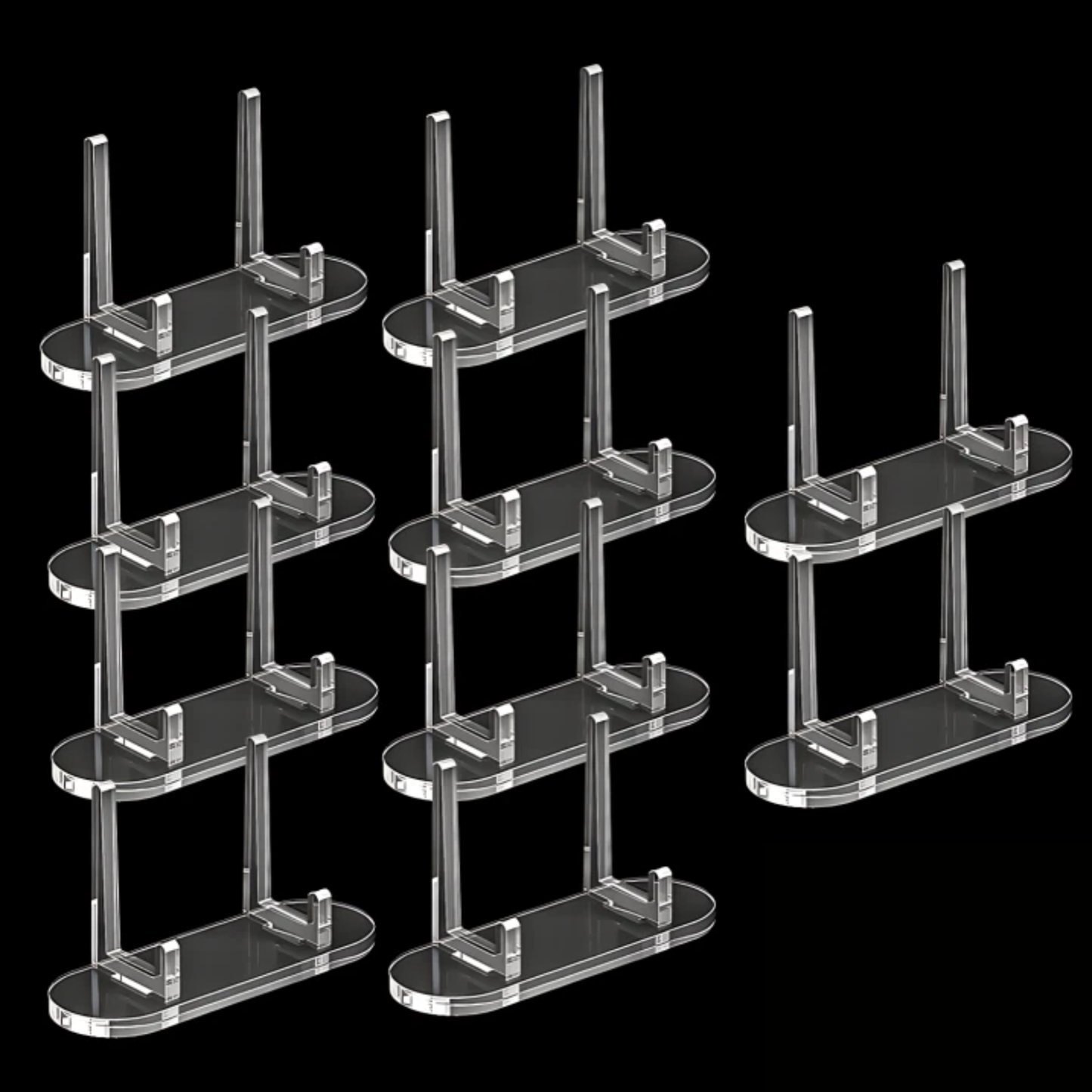 Graded Card Slab Display Stands (10ct)