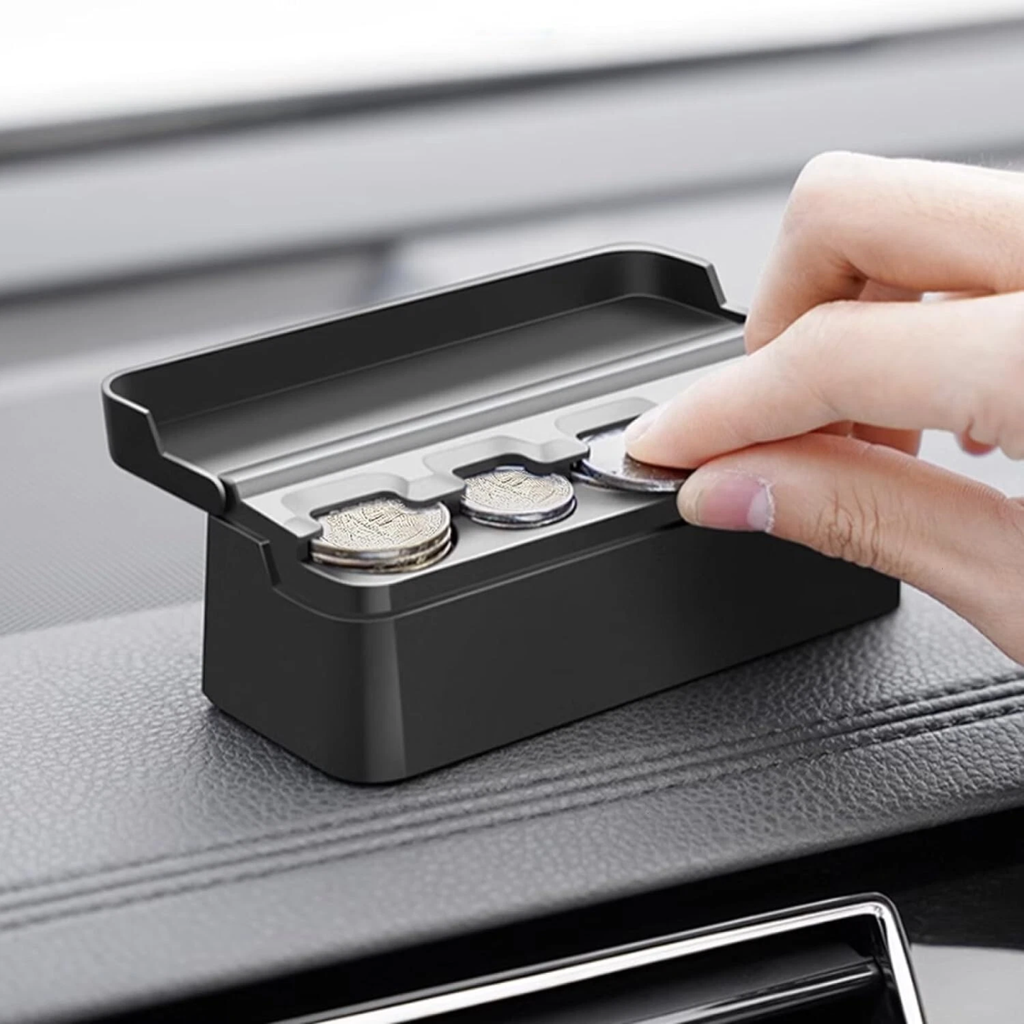 Portable Car Coin Holders (2ct)