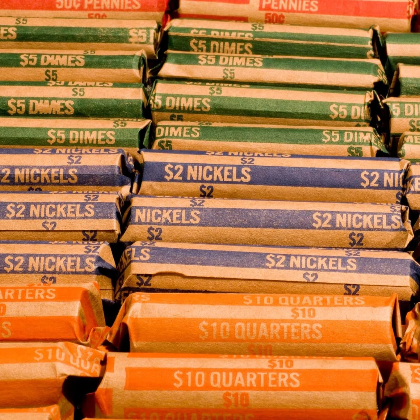 Assorted Coin Roll Wrappers (400ct)