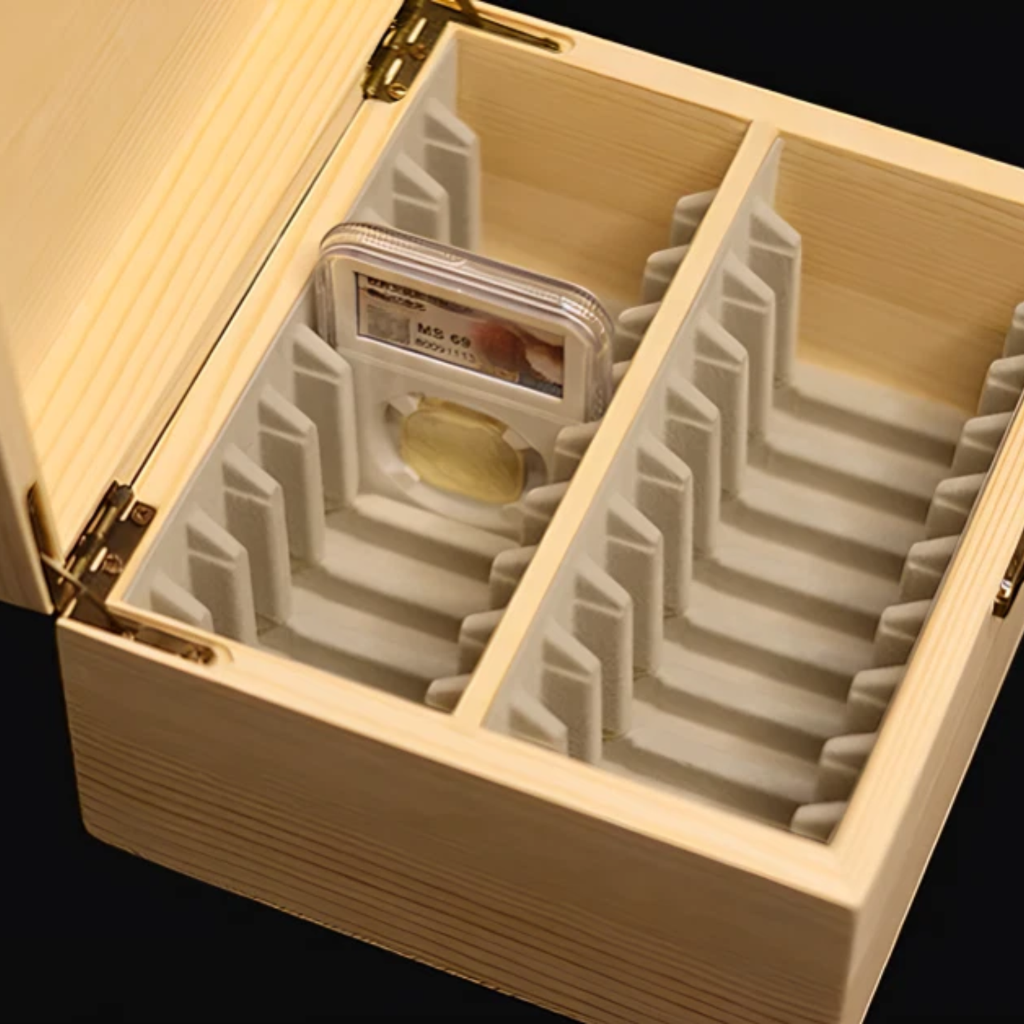 Wooden Storage Case for Coin Slabs (Fits 20)