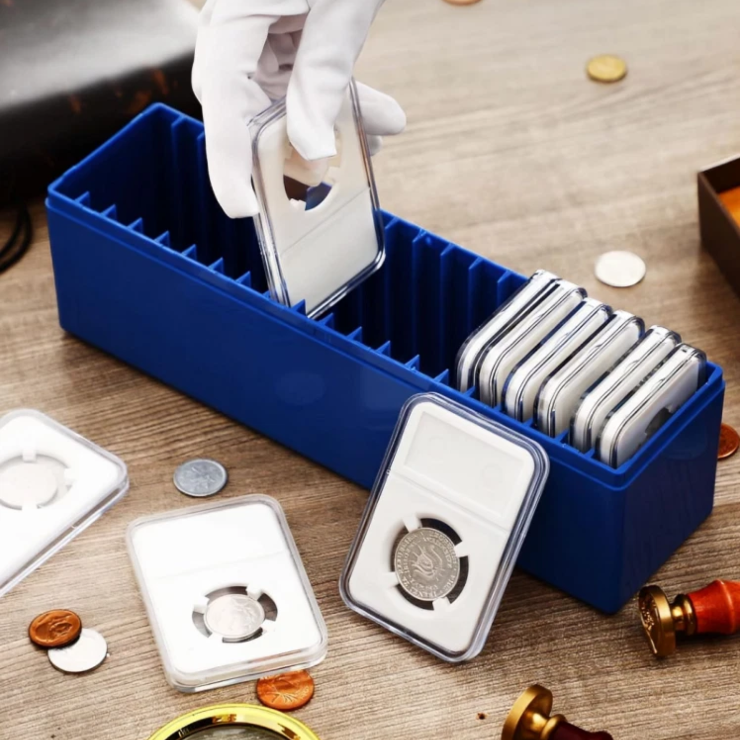 Coin Slab Storage Boxes (2ct)