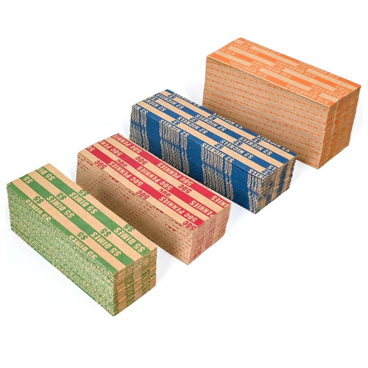 Assorted Coin Roll Wrappers (400ct)