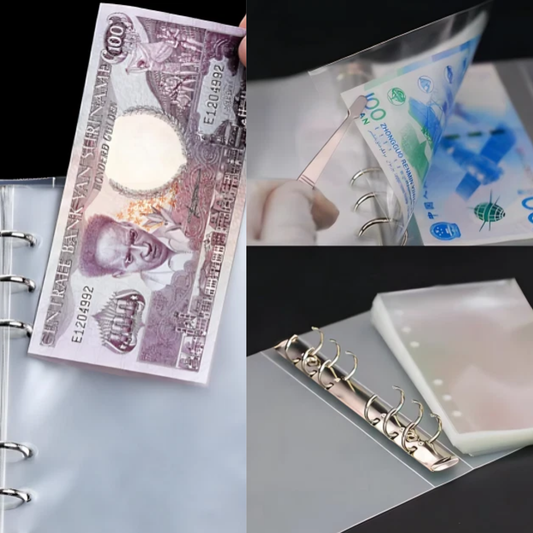 Dollar Bill Album with Protective Sleeves