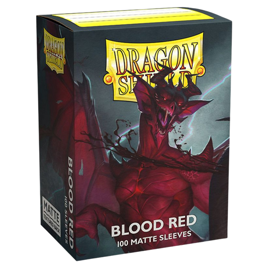 Dragon Shield Matte Sleeves Blood Red 100ct