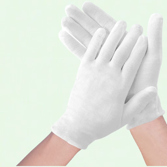 White Cotton Gloves (24ct)
